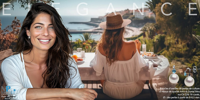 Elegance equilibree bijou de perles authentiques